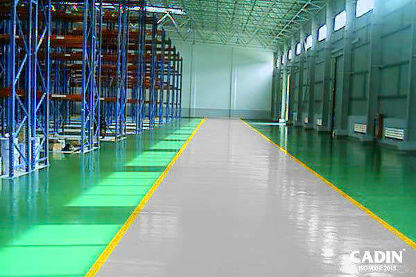 sơn epoxy kẻ vạch