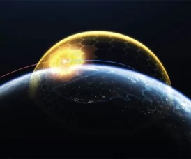 Mô phỏng hệ thống phòng thủ "Vòm Vàng" của Mỹ. Ảnh: Lockheed Martin